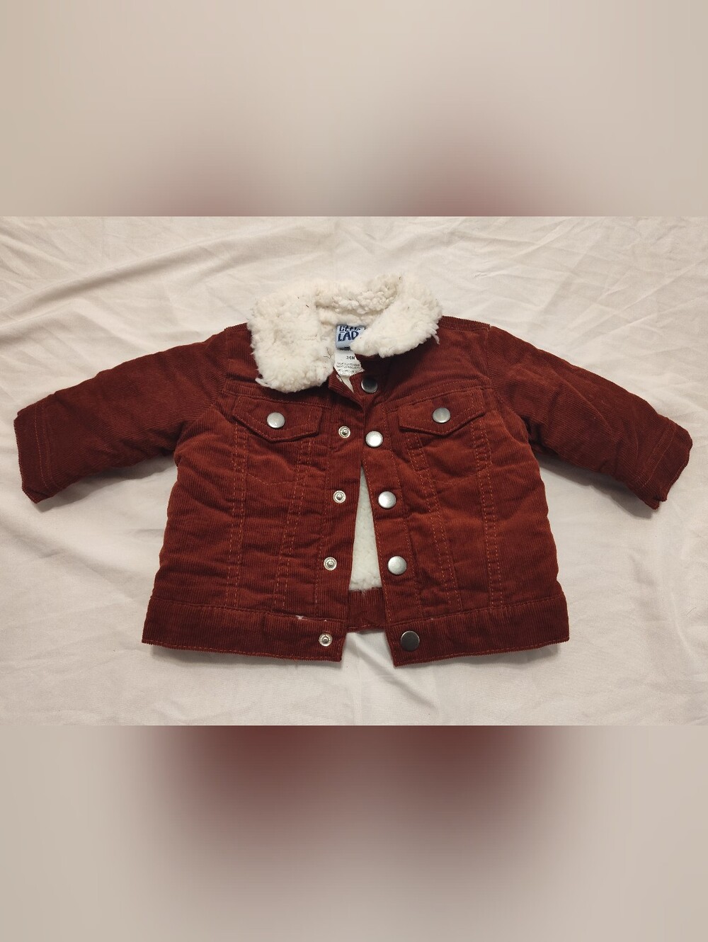 Little Lad Cozy Kids Corduroy Jacket with Sherpa Lining 36M